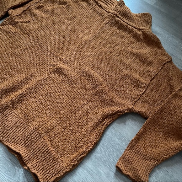 Free People Orange Sweater M - Picture 2 of 3